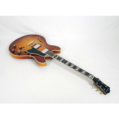 Eastman T486-GB Deluxe Thinline Hollowbody Goldburst - Contact us for ETA