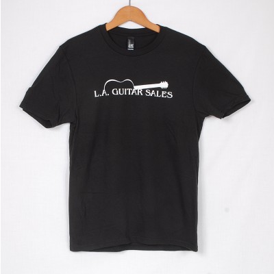 Official LA Guitar Sales Logo Tee Shirt Black