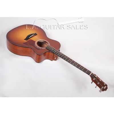 Taylor 114ce Sapele Spruce Acoustic Electric Grand Auditorium with Sunburst #04347