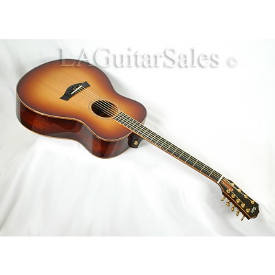 Taylor Custom 9-String / Grand Symphony / Mahogany / Koa / Cedar / Edge Burst Finish