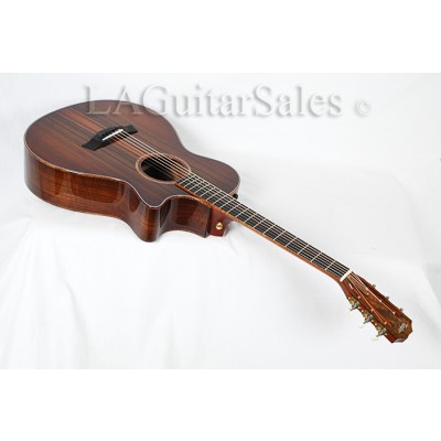 Taylor Custom 12-Fret Grand Concert / Grafted Walnut / Sinker Redwood / Koa Binding / ES2 Electronics s/n 1104244142