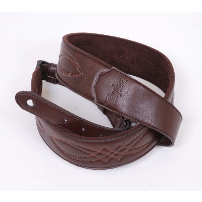 Taylor Vegan Leather Strap, Chocolate Brown, 2”, Model 4200-20