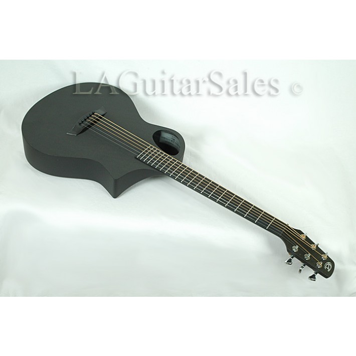 Composite Acoustics Cargo Raw Carbon Fiber Travel Guitar