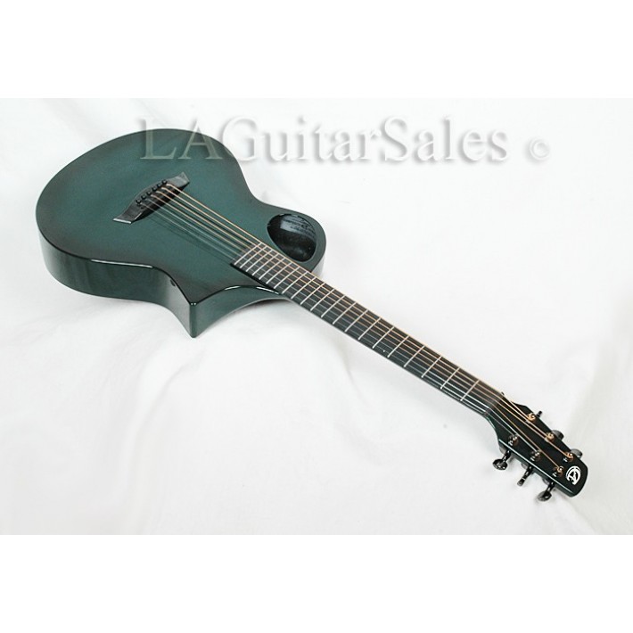 Composite Acoustics Cargo Gloss Custom Forest Green with LR Baggs Electronics