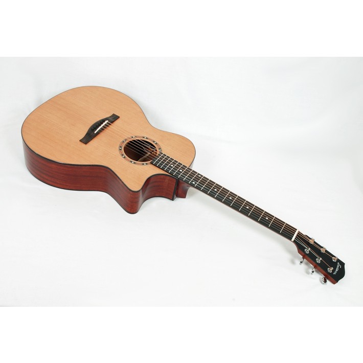 Eastman AC122-2CE Solid Cedar / Sapele Grand Auditorium with Fishman Sonitone Electronics and Gig Bag - Contact us for ETA