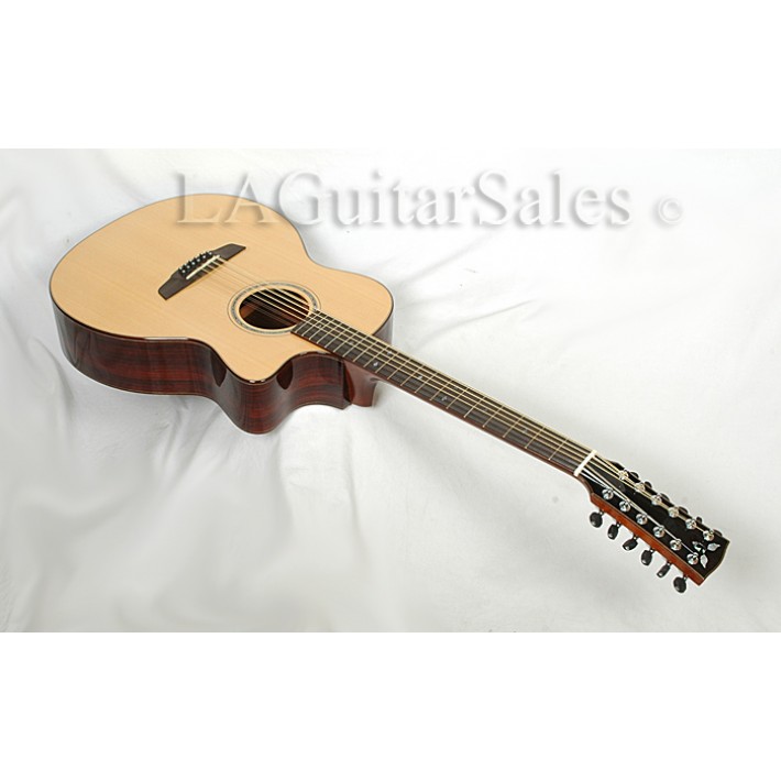 Goodall CCJC Concert Jumbo 12-String AAA Cocobolo with Master Grade Port Orford White Cedar
