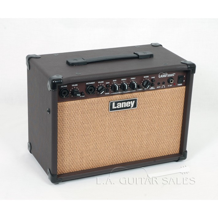  Laney LA30D 30W 2x6.5 Acoustic Guitar Combo Amp Brown