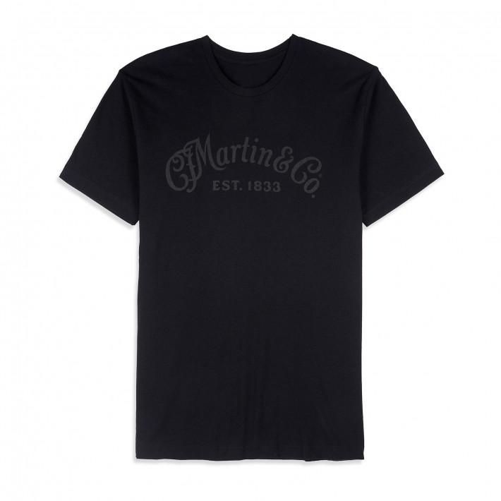 Official Martin 18CM0215 Tone on Tone Black Tee Shirt