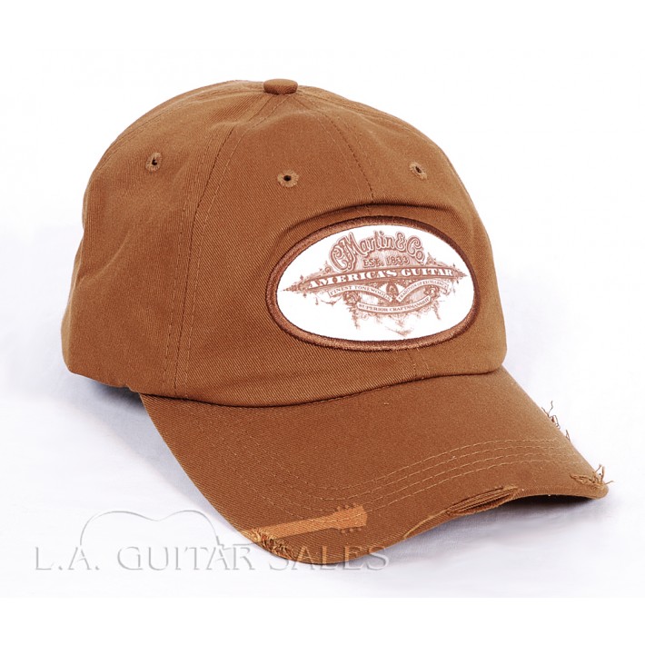 Official Martin 18NH0039 Tan America's Guitar Hat