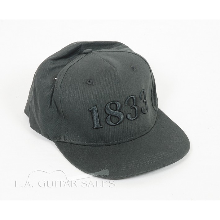 Official Martin 1833 Flat Brim Baseball Cap Black #18NH0053