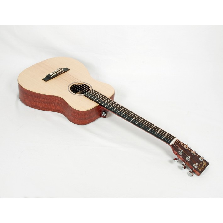 Martin LX1E Solid Spruce Top Travel Guitar with Built in Electronics 78609