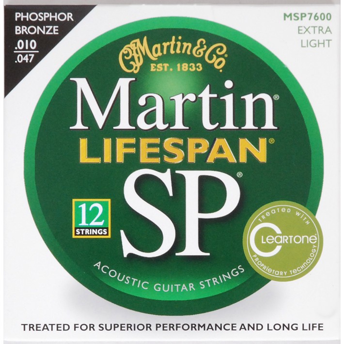 Martin Martin SP Lifespan 92/8 Phosphor Bronze Extra Light 12 String / MSP7600