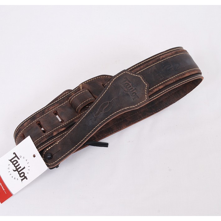 Taylor Element Strap, Dark Brown Leather, 2.5", Model 8250-05D