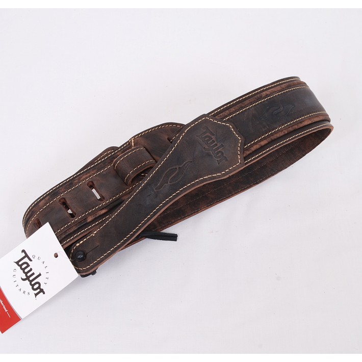 Taylor Element Strap, Dark Brown Leather, 2.5", Model 4114-25