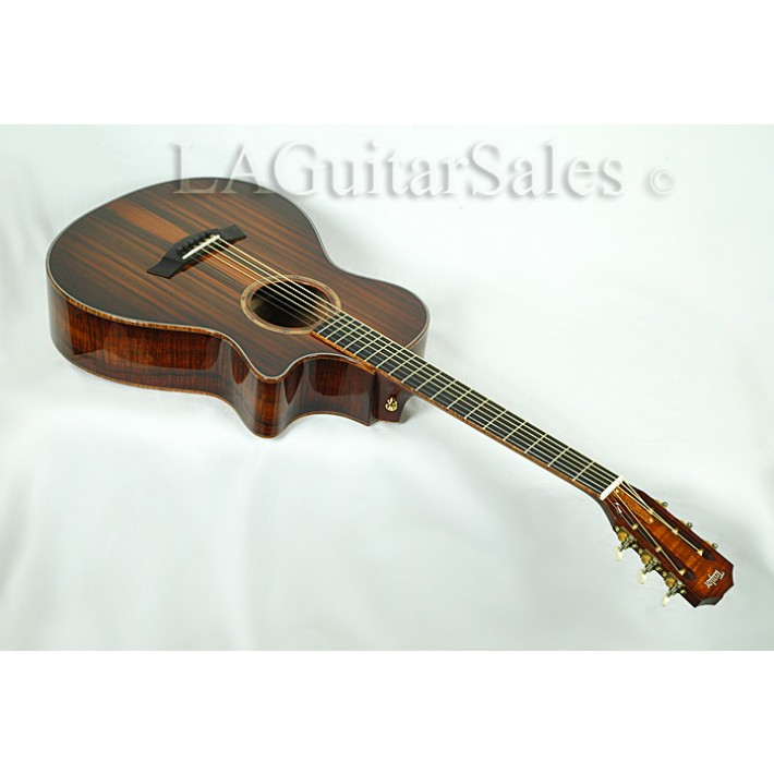 Taylor Custom 12-Fret Grand Concert (GC) AA Koa / Sinker Redwood Full Edgeburst s/n 1106123166