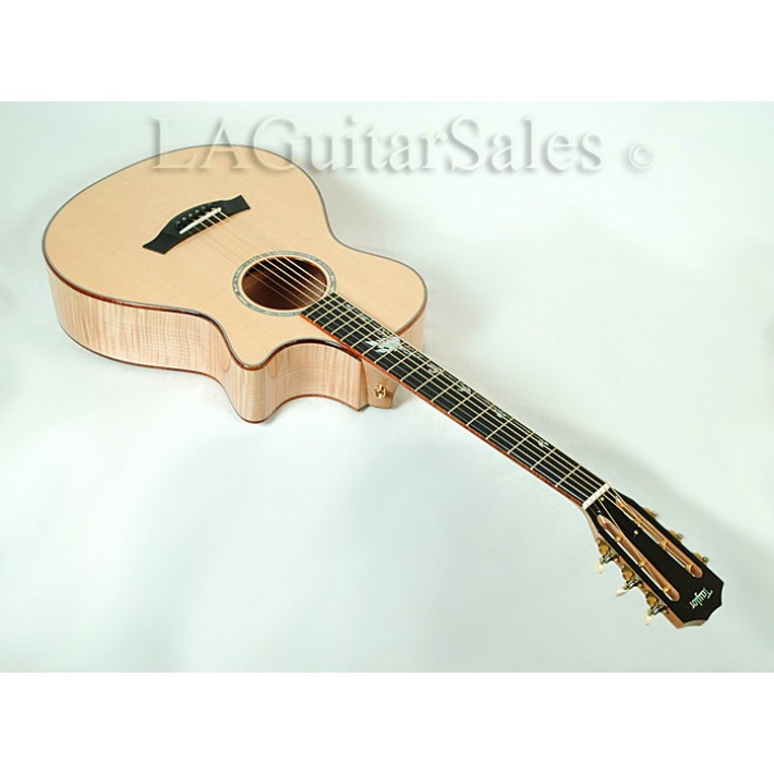 Taylor Guitars Custom 12-Fret Grand Concert (GC) Flame Maple / Sitka Spruce / Flamed Koa Binding / Tropical Vine Inlay S/N 53145