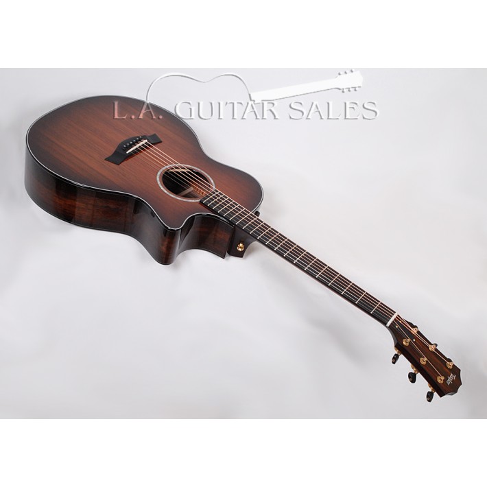 Taylor Guitars Custom Grand Auditorium / Macassar / Sinker Redwood / Ebony Armrest and Binding / Sitka CV Bracing / Venetian Cutaway - s/n 1102014133