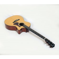 Eastman AC122-1CE-DLX Solid Sitka/Sapele Grand Auditorium with Fishman Presys VT Electronics and Gig Bag #01386