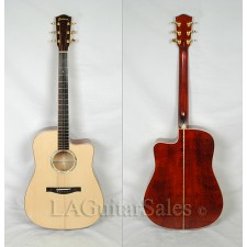 Eastman AC620ce Englemann Maple Dreadnought Cutaway with Electronics  #111017090