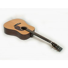 Eastman E1D Deluxe Solid Quilted Sapele / Thermo-Cured Sitka Spruce Dreadnought Model with Soft Case - Contact us for ETA
