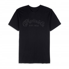 Official Martin 18CM0215 Tone on Tone Black Tee Shirt