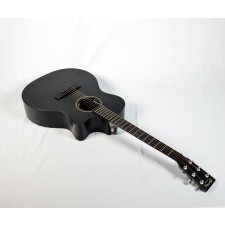 Martin GPC-X1E X Series 14 Fret Acoustic-Electric Guitar, Satin Black #57854