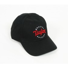 Taylor Black Cap, Red/White Emblem Model #00378