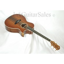 Taylor Custom Grand Auditorium (GA) AA Grafted Walnut / Sinker Top / Flamed Maple Binding / Florentine Cutaway / ES Electronics