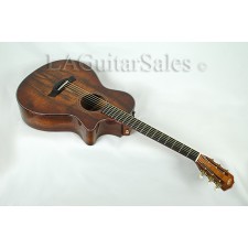 Taylor Custom 12-Fret Grand Concert (GC) AA Koa / Full Edgeburst / Cocobolo Binding / ES Electronics 