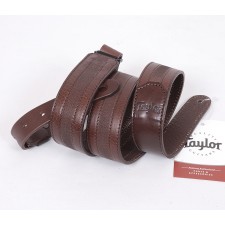Taylor Slim Leather Strap, Chocolate Brown, 1.5", Model 4205-15