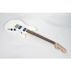  Squier by Fender Bullet Mustang HH Limited-Edition Electric Guitar  Olympic White