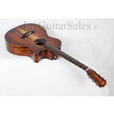 Taylor Custom 12-Fret Grand Auditorium / AAA Koa / Cocobolo Binding / Adirondack Bracing / ES2 Electronics 