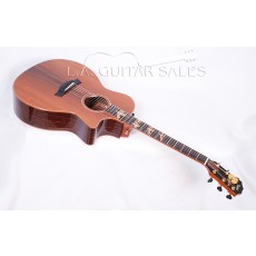 Taylor Custom Grand Auditorium (GA) Cocobolo / Sinker / Venetian Cutaway / Hawaiian Koa Binding / Pelican Inlays 