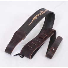 Taylor Spring Vine Strap, Chocolate Brown Leather, 2.5",  Model 4124-25